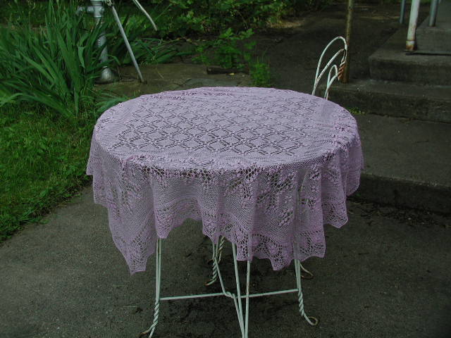 Crown Prince lace shawl